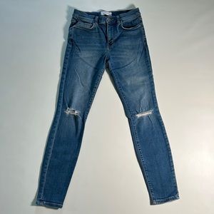 Current/Elliott Distressed Skinny Jeans - sz 27